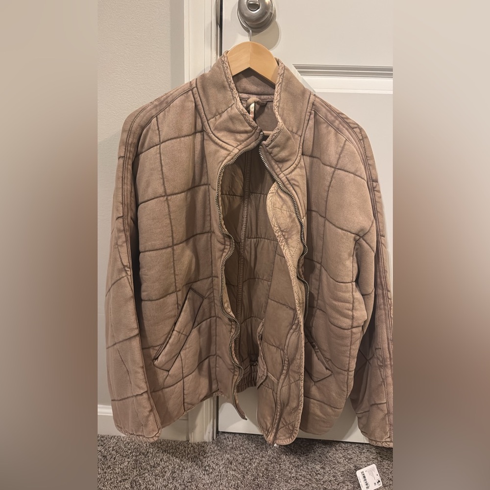 Dolman Quilted Knit Jacket Free People